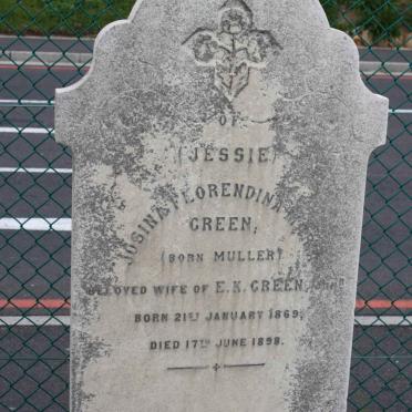 GREEN Josina Florendina Maria nee MULLER 1869-1898