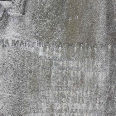 HOFMEYR  Anna Martina Catharina -148?? :: HOFMEYR J.H. 1824-1900 :: HOFMEYR Elizabeth Margaretha nee HOFMEYR 1826-1914