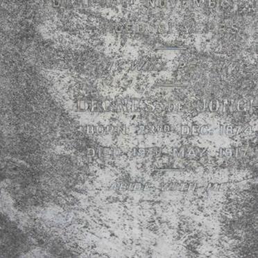 JONGH Degnes de, 1874-1917