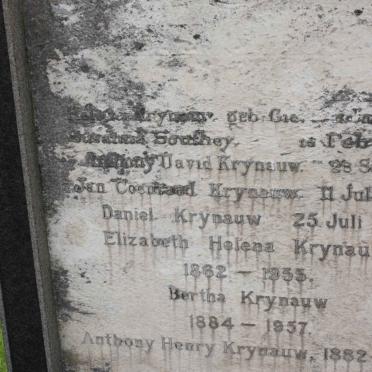 KRYNAUW :: SOUTHEY :: GIE