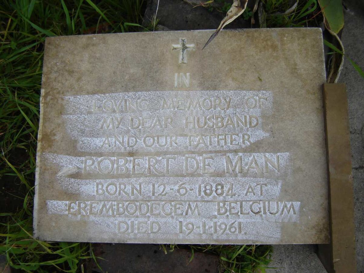 MAN Robert, de 1884-1961