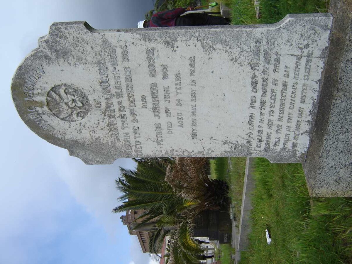 MOCKE  Petrus Johannes -1903 &amp;  J? 1855-1895