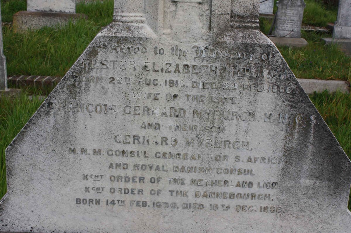 MYBURGH Hester Elizabeth 1810-1886 :: MYBURGH Gerhard 1830-1886