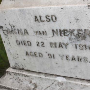 NIEKERK Anna, van -1916