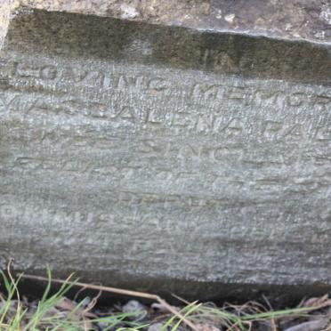 PALMER William ? &amp;  Magdalena SINCLAIR ?