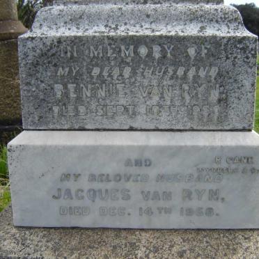 RYN Bennie, van -1950 :: VAN RYN Jacques -1958
