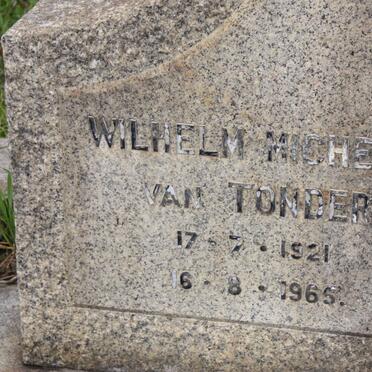 TONDER Wilhelm Micheal, van 1921-1965