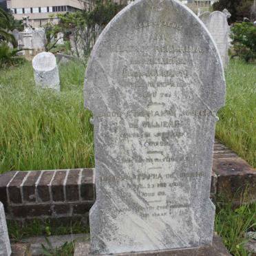 VILLIERS Beatrix Hendrina, de nee JOUBERT -1887 :: DE VILLIERS Jacob Stephanus Joubert -1908