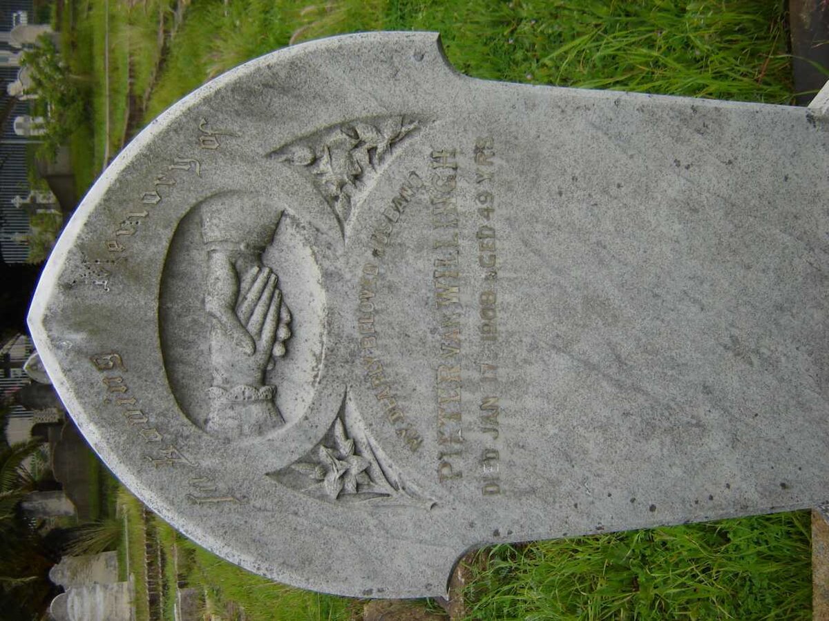 WILLHIGH Pieter, van -1908