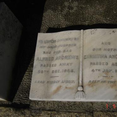 ANDREWS Alfred -1946 &amp; Christina -1957