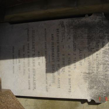 BENJAMIN Robert -1893 &amp; Margaret Sarah -1901