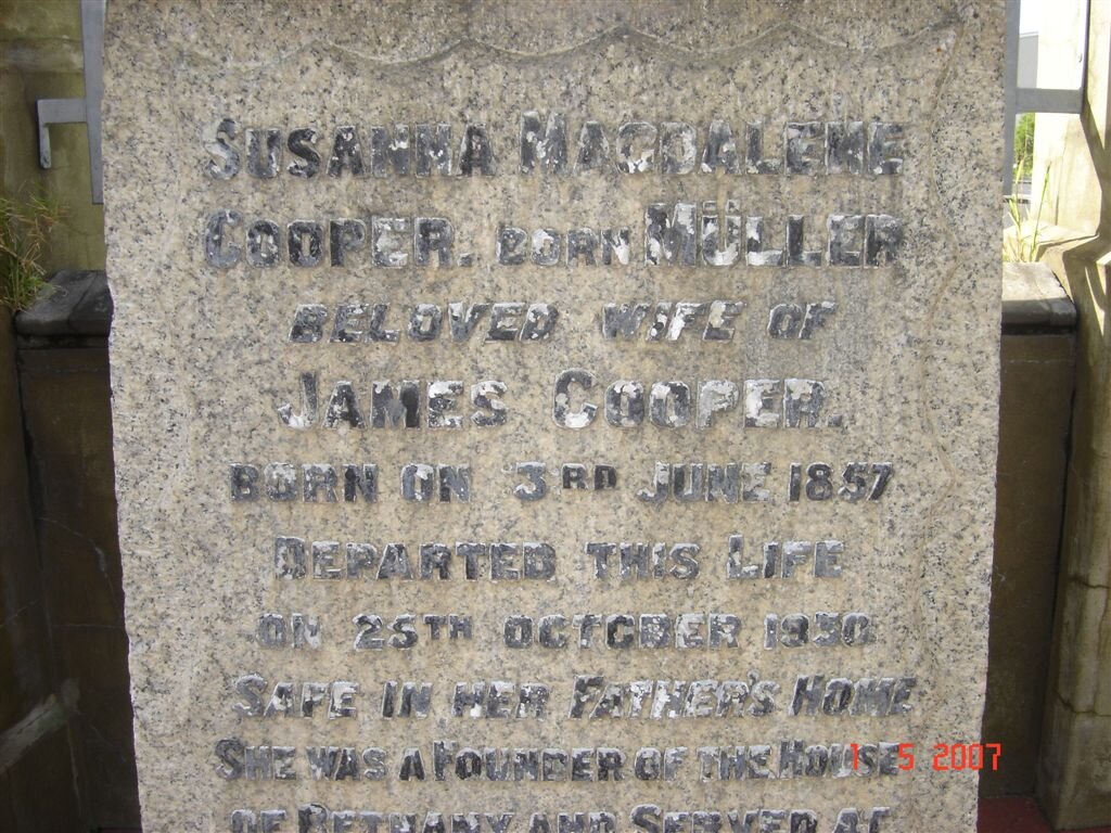 COOPER Susanna Magdalena nee MULLER 1857-1930_1