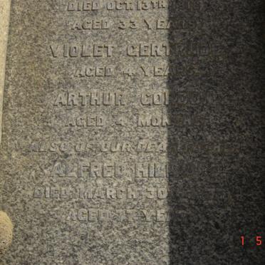 HILLIARD Violet :: HILLIARD Arthur Gordon :: HILLIARD Alfred -??