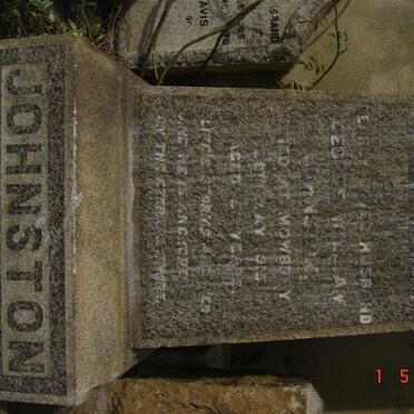 JOHNSTON George William -1915 :: PARKINS Muriel JOHNSTON -1958