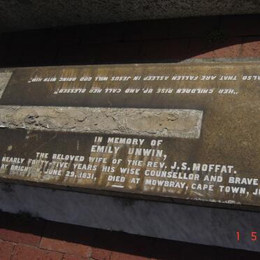 MOFFAT John Smith 1835-1918 &amp; Emily UNWIN 1831-1902