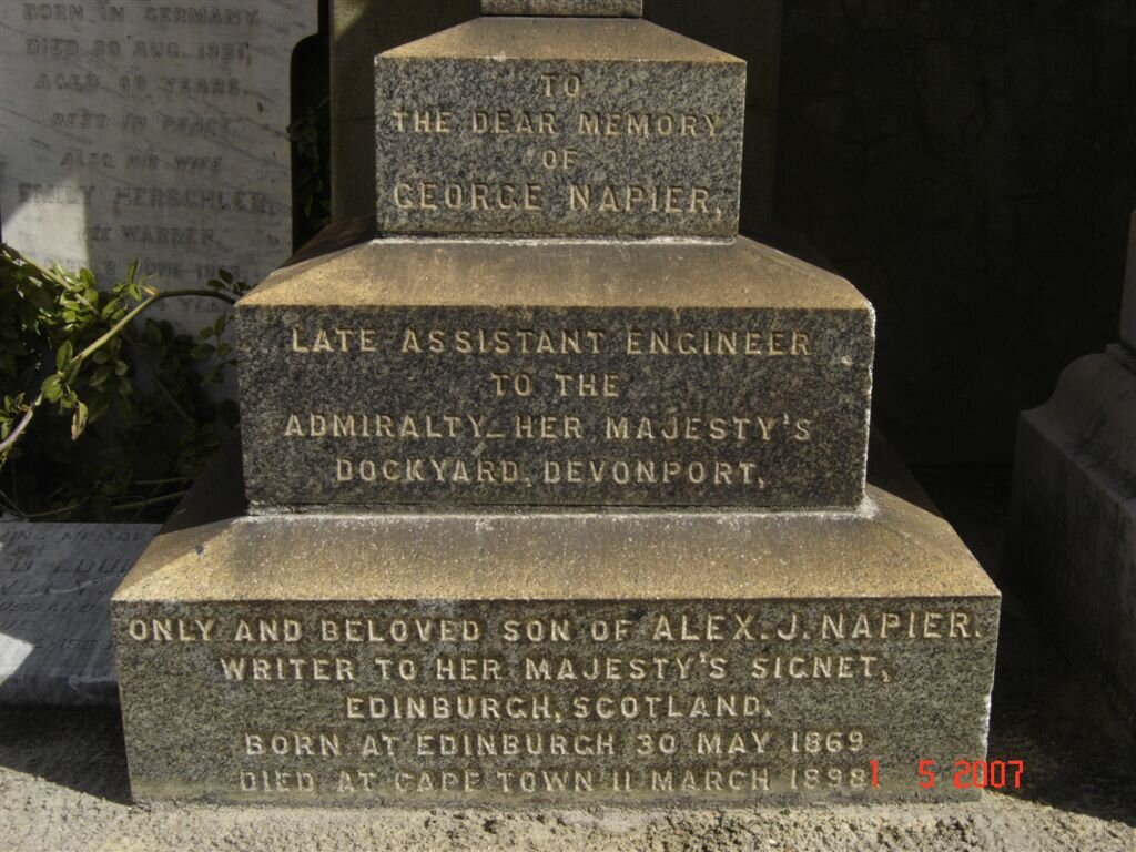 NAPIER George 1869-1898