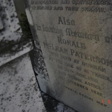 PATERSON Ronald McLean -1951