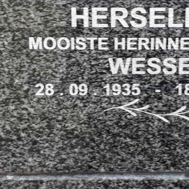 HERSELMAN Wessel 1935-2022