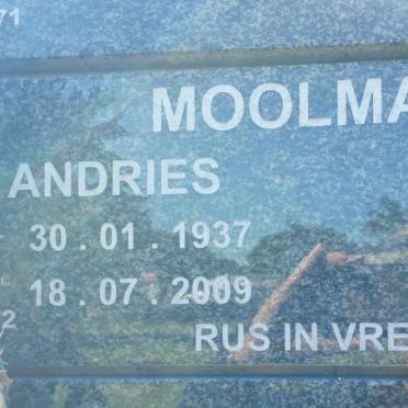 MOOLMAN Andries 1937-2009