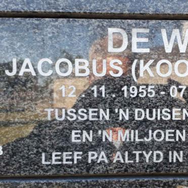 WIT Jacobus Petrus, de 1955-2003