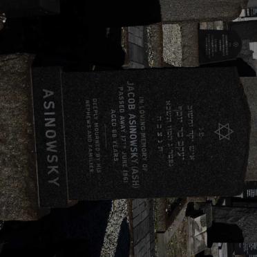 ASINOWSKY Jacob -1961