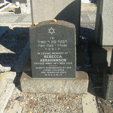 ABRAHAMSON Rebecca -1956