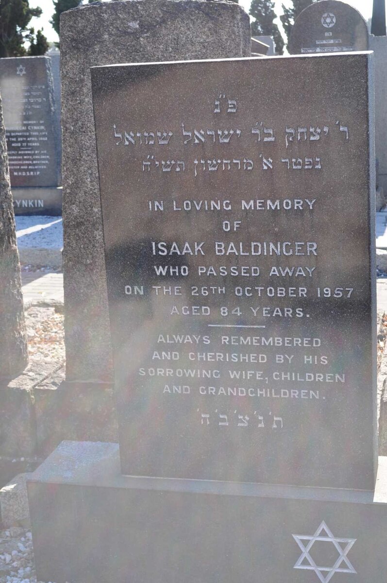 BALDINGER Isaak -1957