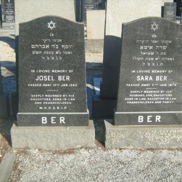 BER Josel -1980 &amp; Sara -1974