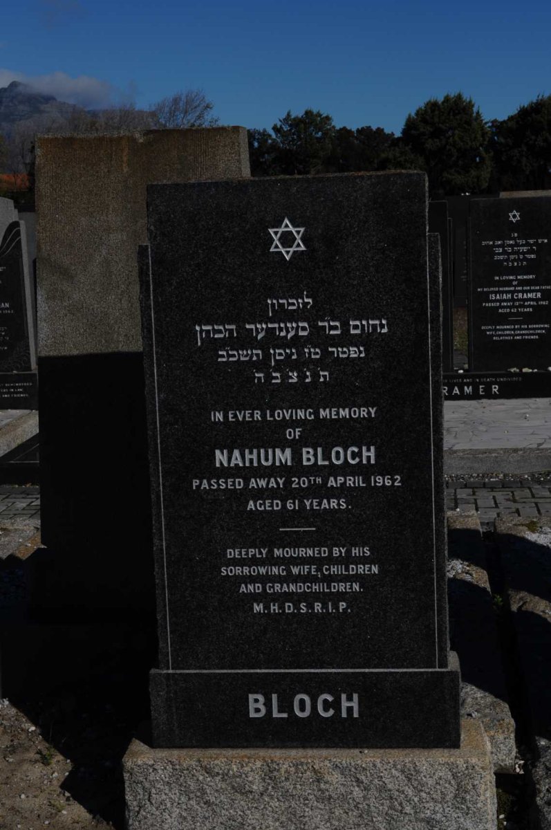 BLOCH Nahum -1962