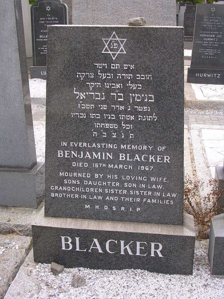 BLACKER Benjamin -1967