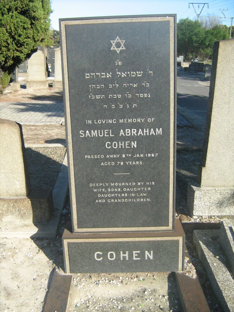 COHEN Samuel Abraham -1967