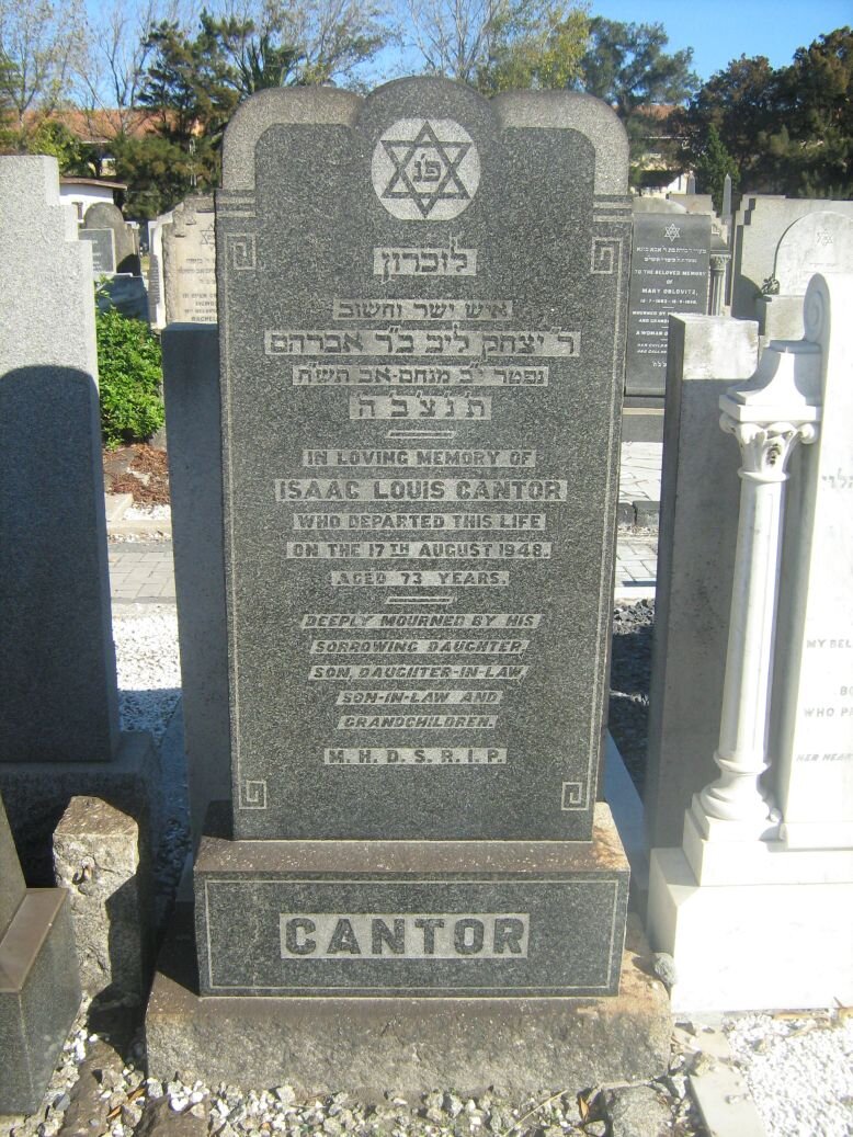CANTOR Isaac Louis -1948