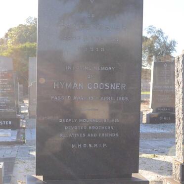 COOSNER Hyman -1969