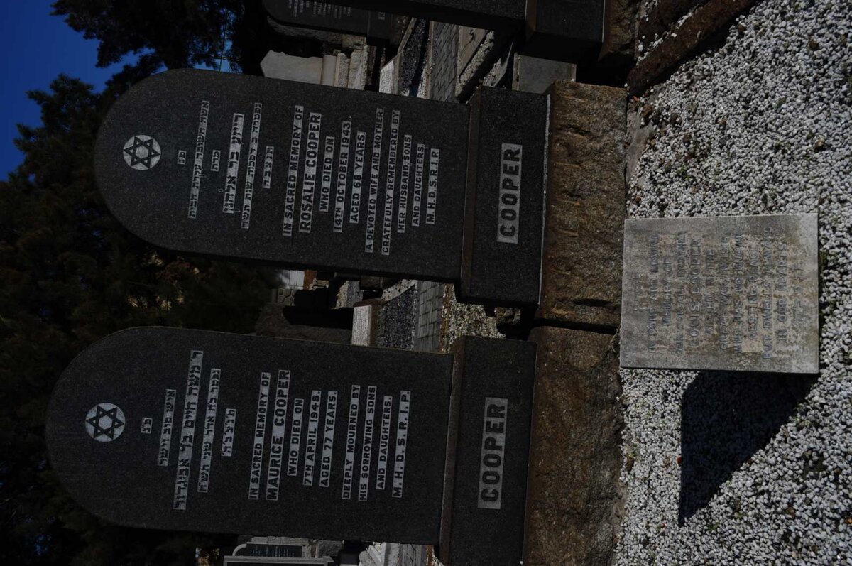 COOPER Maurice -1948 &amp; Rosalie -1943 :: COOPER Louis -1916