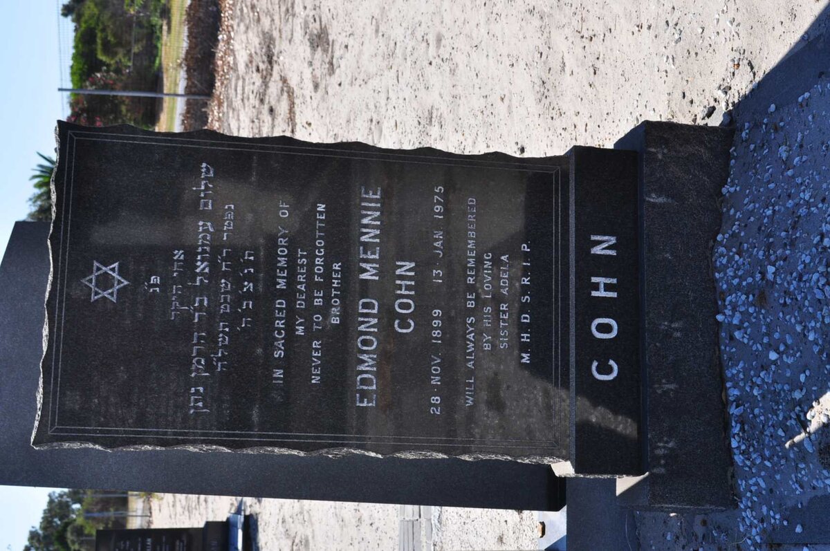 COHN Edmond Mennie 1899-1975