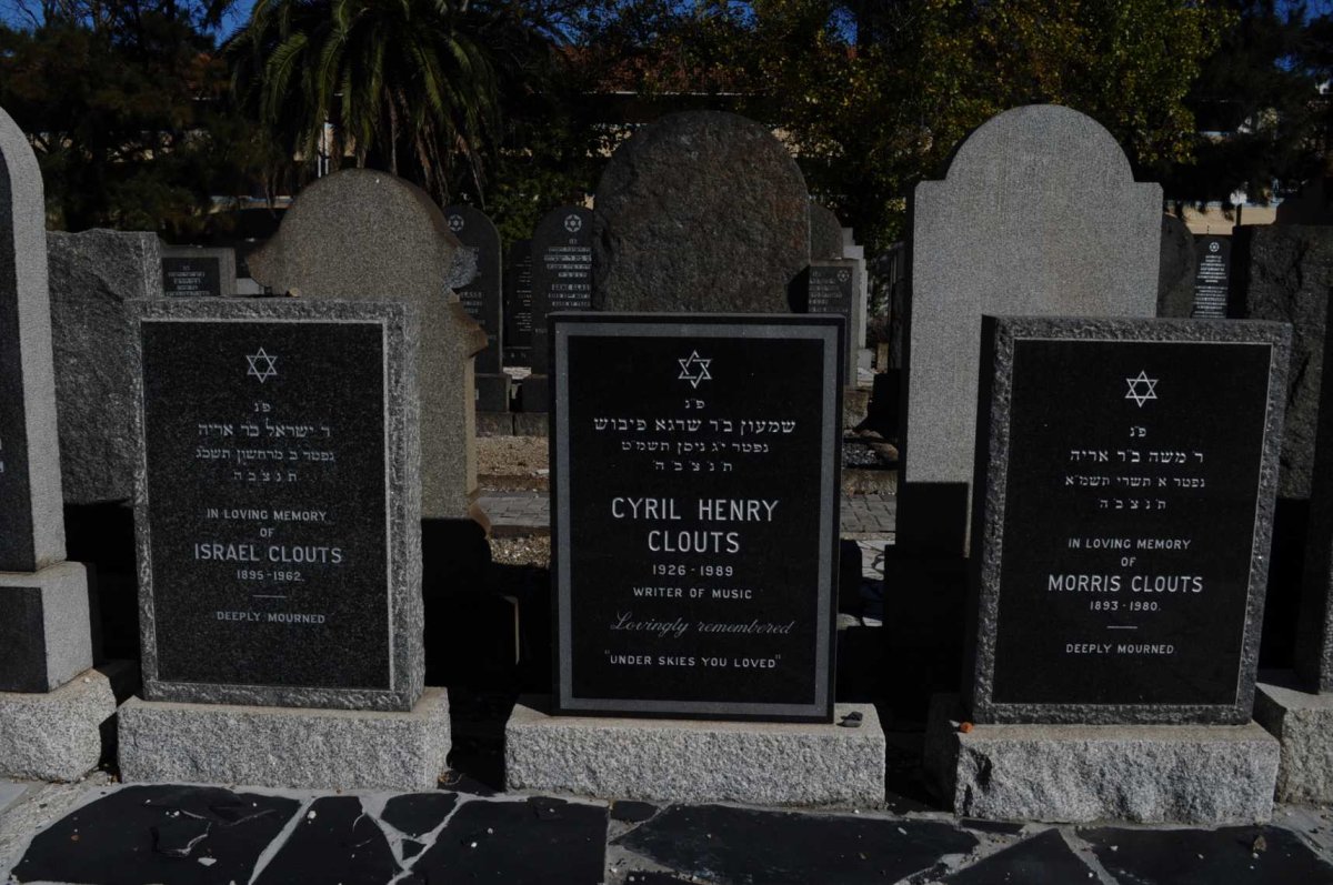 CLOUTS Israel 1895-1962 :: CLOUTS Cyril Henry 1926-1989 :: CLOUTS Morris 1893-1980