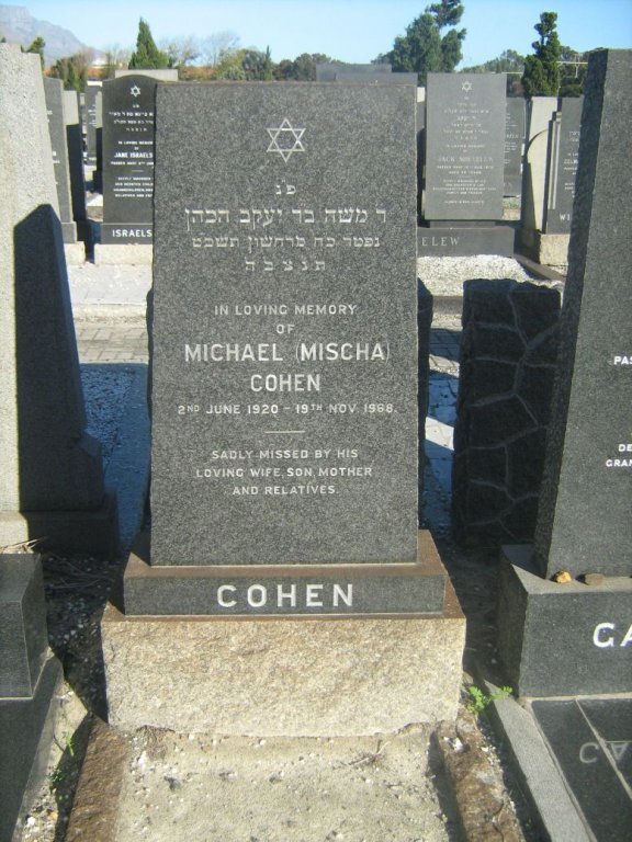 COHEN Michael 1920-1968
