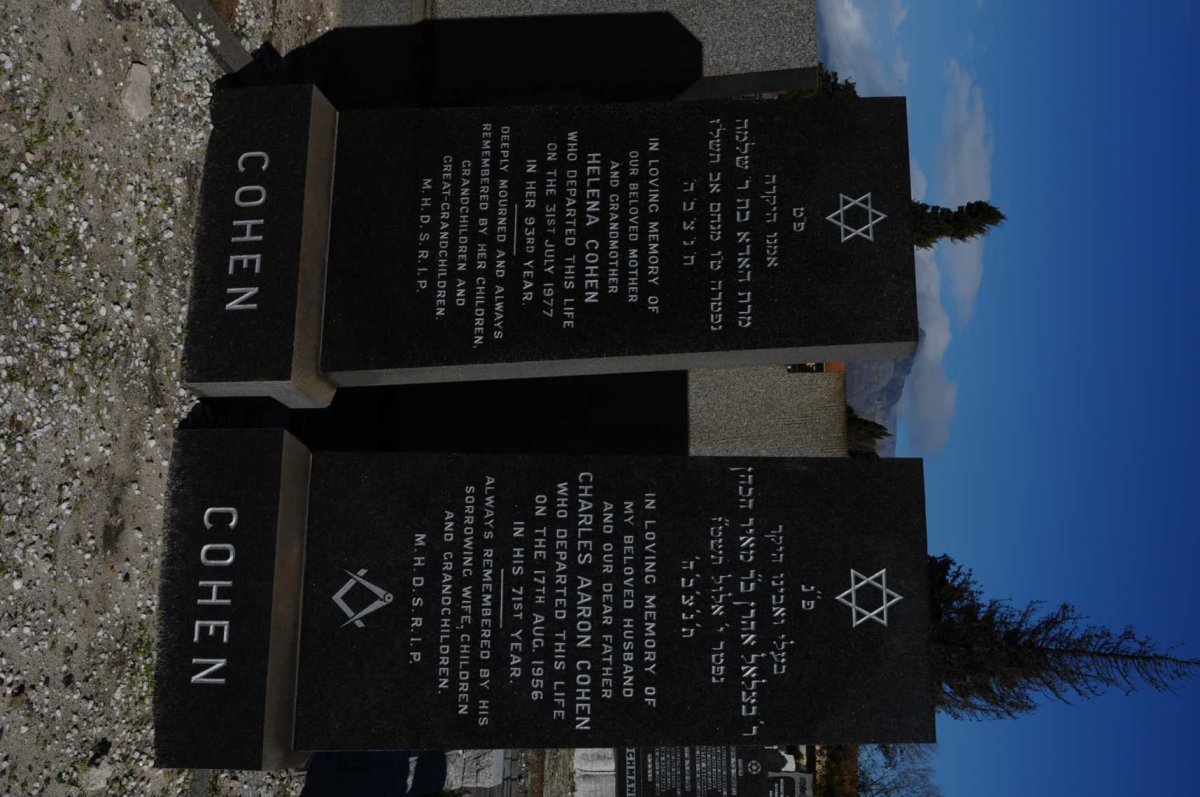 COHEN Charles Aaron -1956 &amp; Helena -1977