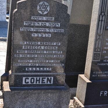 COHEN Rebecca -1954
