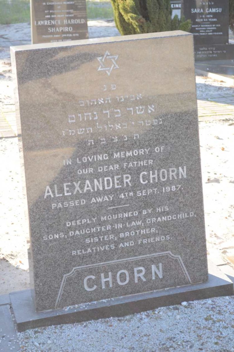 CHORN Alexander -1987