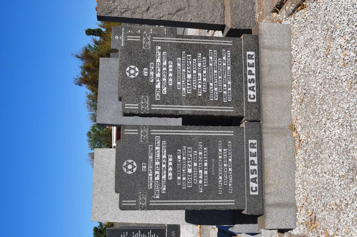 CASPER Isaac -1957 &amp; Rose -1972