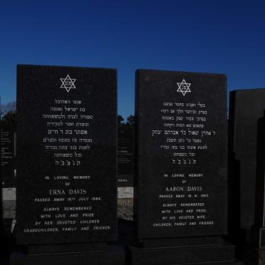 DAVIS Aaron -1963 &amp; Erna -1984