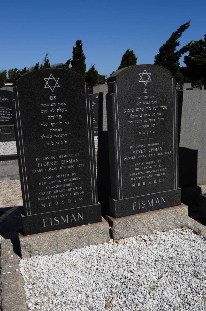 EISMAN Meyer -1965 &amp; Florrie -1977