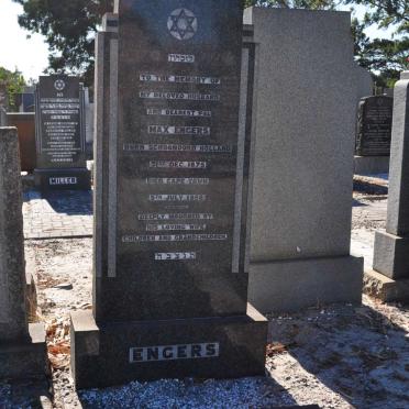 ENGERS Max 1875-1952 &amp; Lena 1882-1971