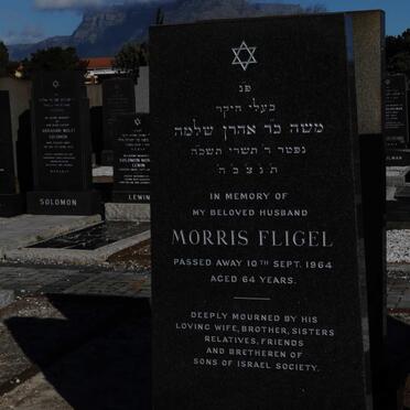 FLIGEL Morris -1964 &amp; Jenny MENDEL 1910-1991