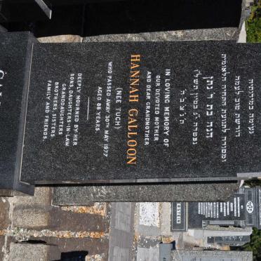 GALLOON Hannah nee TUCH -1977