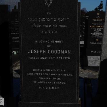 GOODMAN Joseph -1970