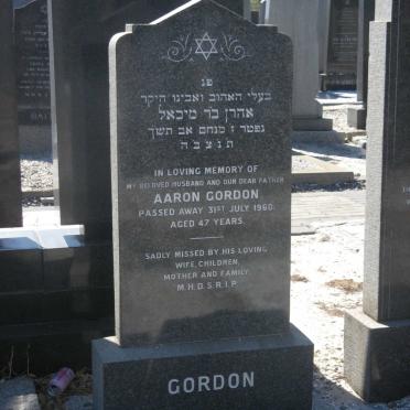 GORDON Aaron -1960