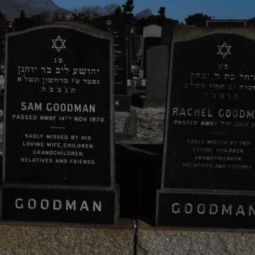 GOODMAN Sam -1970 &amp; Rachel -1979