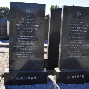 GOOTMAN Ezra -1957 &amp; Dora -1968